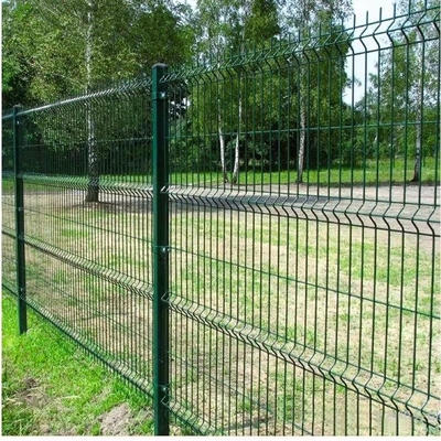 Boundary Wall Curved 3D Wire Mesh Fence Q235 Q195 S235J2
