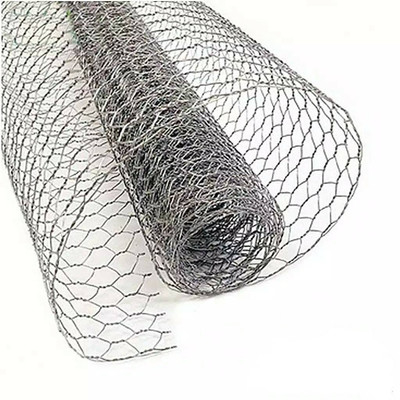 Poultry Netting 12&quot; X50' X 1&quot; Chicken Hexagonal Wire Mesh Grey Powder Coated