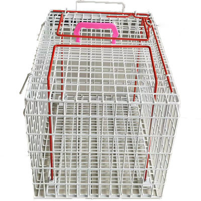 24x7x8'' Galvanized Collapsible Live Animal Trap Cages 1&quot;x1&quot;inch wire mesh