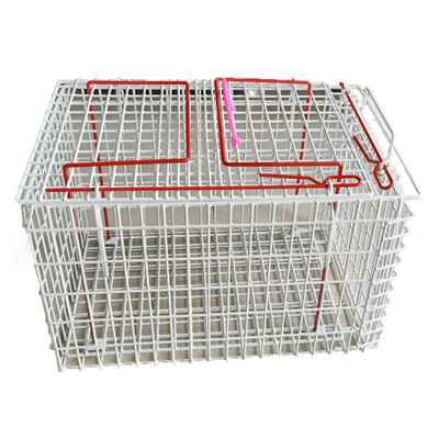 24x7x8'' Galvanized Collapsible Live Animal Trap Cages 1&quot;x1&quot;inch wire mesh