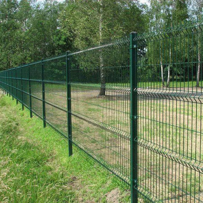 Galvanized Welded 3d Curved Wire Mesh Fence For Garden