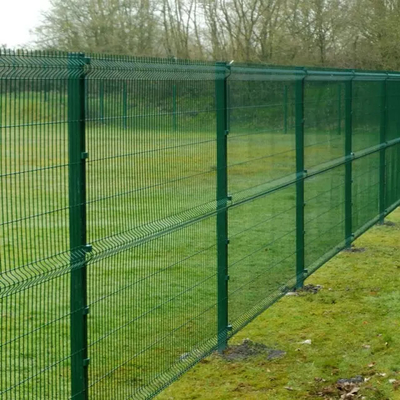Curvy 3d Wire Mesh Fence Galvanized Welded Triangle Pvc Coated