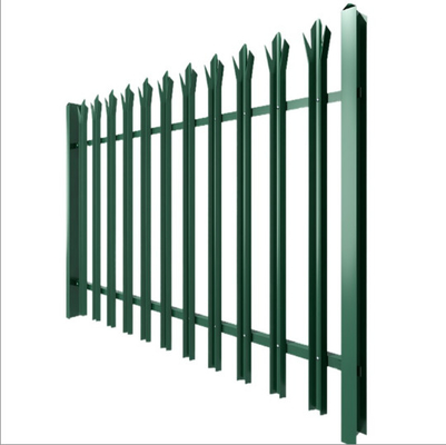 factory direct sale hot dipped galvanized europea palisade fencing for sale