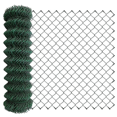 Customized 1.20mm-5.00mm Chain Link Mesh Fencing Welded Diamond Wire