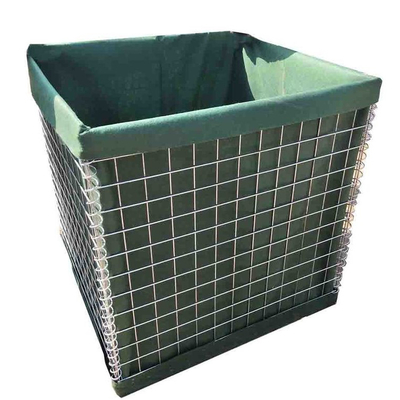 Strong Tensile Strength Wire Gabion Bastion Barrier Beautiful Structure