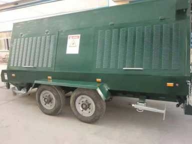 Hot Dipped Galvanized Razor Mobile Security Barrier Of 3d Razor Wire Mesh Trailer