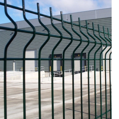 Curvy 3d 4.5mm Welded Wire Mesh Fencing Pvc Coated