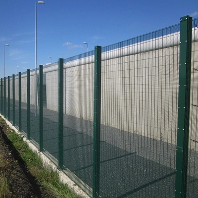 Powder Coated Curved Wire Mesh Fencing 3d Hot Dipped Galvanized
