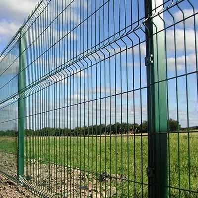 3d Curvy Galvanized Welded Wire Mesh Fencing Powder Coated
