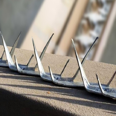 Hot Dipped Galvanized Fence Security Spikes razor wall spikes 1.25M non rusting