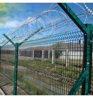 4.00mm 4.50mm 5.00mm Barbed Wire Fence Residential Airport Fencing