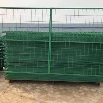 Railway Road 3.0-5.0mm wire Welded Mesh Fencing For Construction Protection