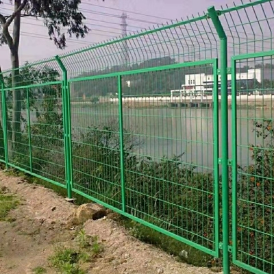 Frame Type Anti Climbing Welded Mesh Fencing 1.8mx3m For Railway Highway