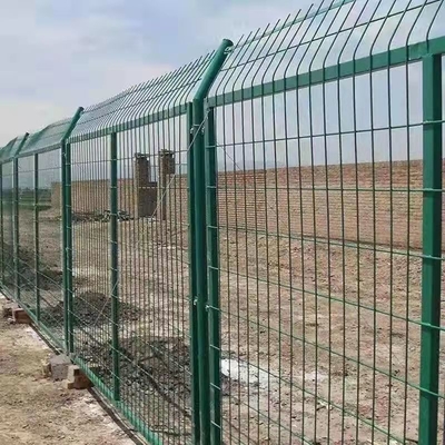 Frame Type Anti Climbing Welded Mesh Fencing 1.8mx3m For Railway Highway