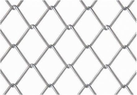 100ft Roll Heavy Gauge Galvanized Chain Link Fence Abrasion Resistance