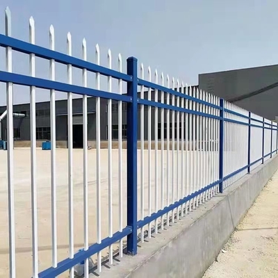 Courtyard PVC Coated Galvanized Zine Steel Decorative Fence ODM OEM