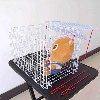 Rustproof Wire Mesh Container Galvanized Wire Rabbit Cages 52*32*40cm