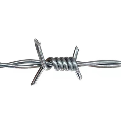 High Security Fencing High Tensile Barbed Wire Galvanized 250m 500m Roll