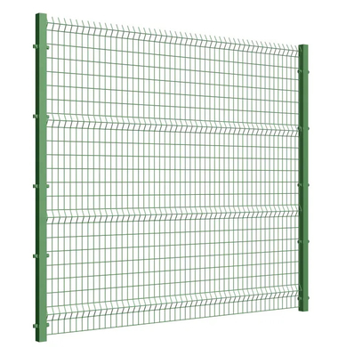 PVC Coated 2.5m 3D Wire Mesh Fence Welded Curved Mesh Fence Rustproof