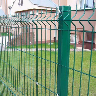 PVC Coated 2.5m 3D Wire Mesh Fence Welded Curved Mesh Fence Rustproof