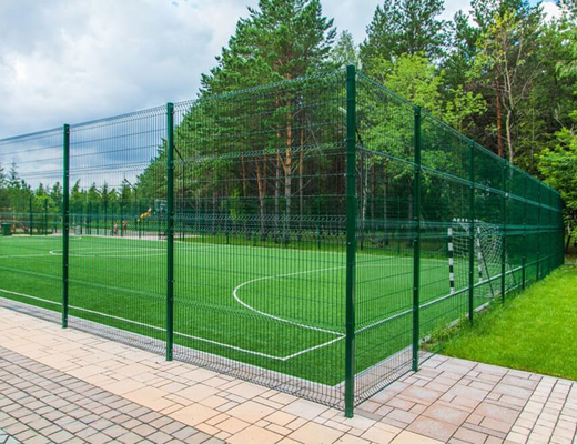 High Security 3d Curved Fence Panels 3d Welded Mesh Fencing 2500mm width