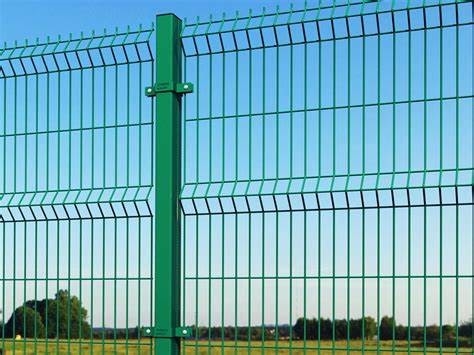 Decorative Garden Village 2D Curvy 3d Welded Wire Fence   Corrosion Protection