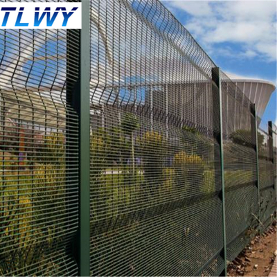 Anping TLWY Line Post 60*2mm Airport Perimeter Fencing High Security
