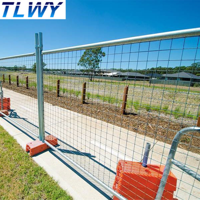 Dia 3.0-5.0mm Portable Galvanized Temporary Fence Panels Electric Galvanized