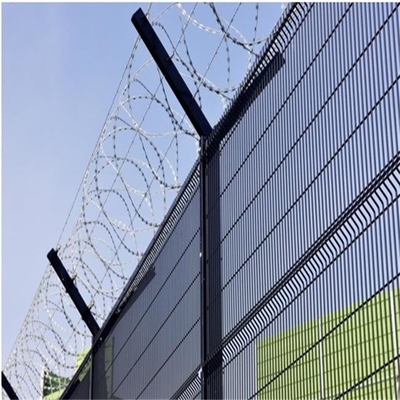 TLSW Square Post 358 Wire Mesh Fence Panel PVC Coated