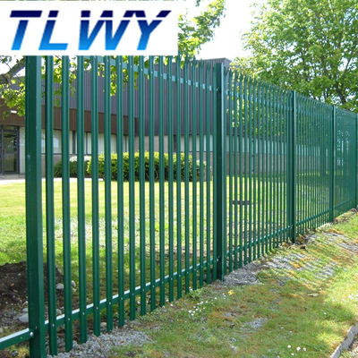 China Anping TLWY 30 Years Factory  Galvanised Steel Palisade Spiked Security Fencing