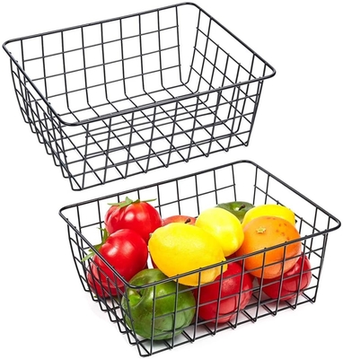 Square Wire Mesh Container Vegetable Mesh Storage Baskets