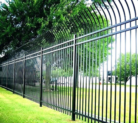 Aluminum Galvanized Metal Palisade Fencing 1800mm 2000mm ODM