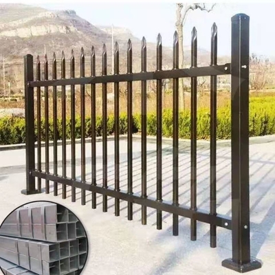 Rot Proof Heat Treated Metal Palisade Fencing Zinc Steel Fence