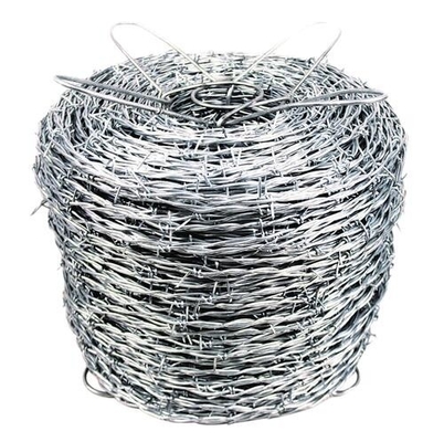 0.4mm-0.6mm PVC Coated Barbed Wire Anti Climb Heat Treated