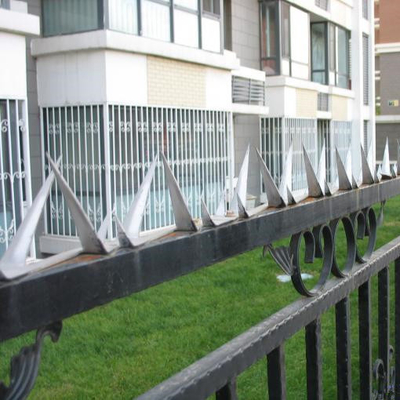 Single Razor Galvanized Steel Fence Wall Spikes 0.8mm To 2.0mm