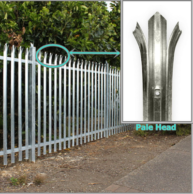 Hot Dipped PVC Coated Europe Palisade Fence for Outdoor