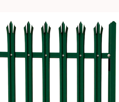 D Pale 65mm Steel Garden Palisade Fencing 60x60mm 80x80mm