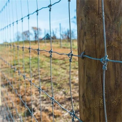 High Tensile Field Farm Wire Fence PVC Coated With 100mm Hole