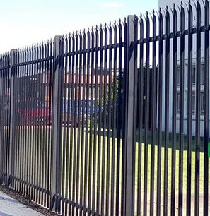 1.5mm 2mm 2.5mm Balcony Steel Palisade Fencing Pales Hot Dipped