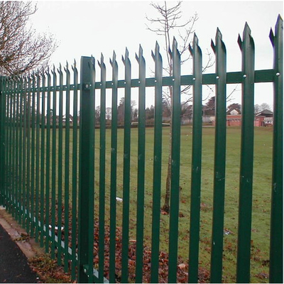 Chinese Factory Hot Dipped TLWY Galvanized Steel Palisade Security Fence