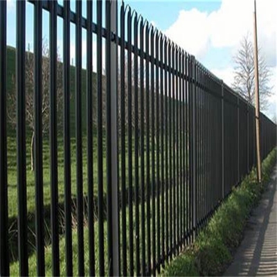 3.0mm  4.0mm PVC Metal Palisade Fencing Height 1m To 6m