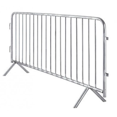 48mm O.D Metal Heavy Duty Crowd Control Barriers Removable Fixed