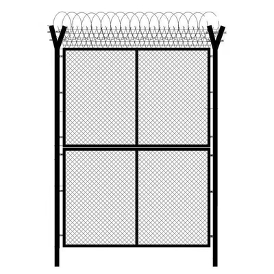 Yellow 3D Wire Mesh Fence ISO9001 Welded Wire Mesh Garden Fence