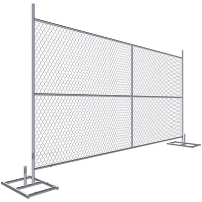 32mm O.D Security Temporary Outdoor Fence Corrosion Resistant