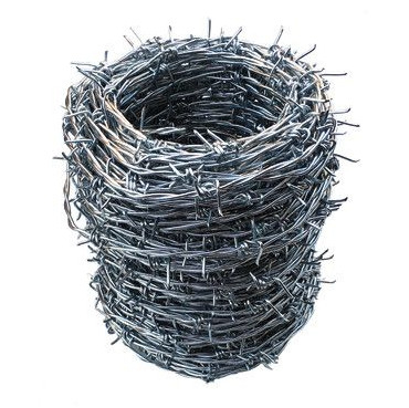 Spacing 5'' Razor Coil Barbed Wire Security Fence PVC Coated