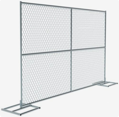 4ft  6ft 8ft Temporary 6x12 Chain Link Fence Panels For Construction