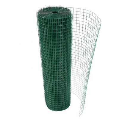 Tl-0125  Galvanized Steel Welded Mesh Fencing Green Pvc Coated Dia 0.71mm