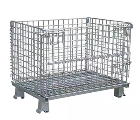 50*50mm Hole Steel Stackable Mesh Pallet Cages SZ-SWS-A-1