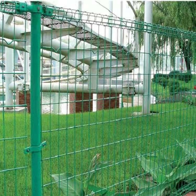 Square Galvanized Welded Wire Mesh Double Loop Roll Top Fencing Width 0.9-2.5m