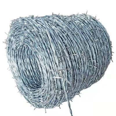 300 Meters Barbed Wire Fencing Hot Dipped Powder Coated